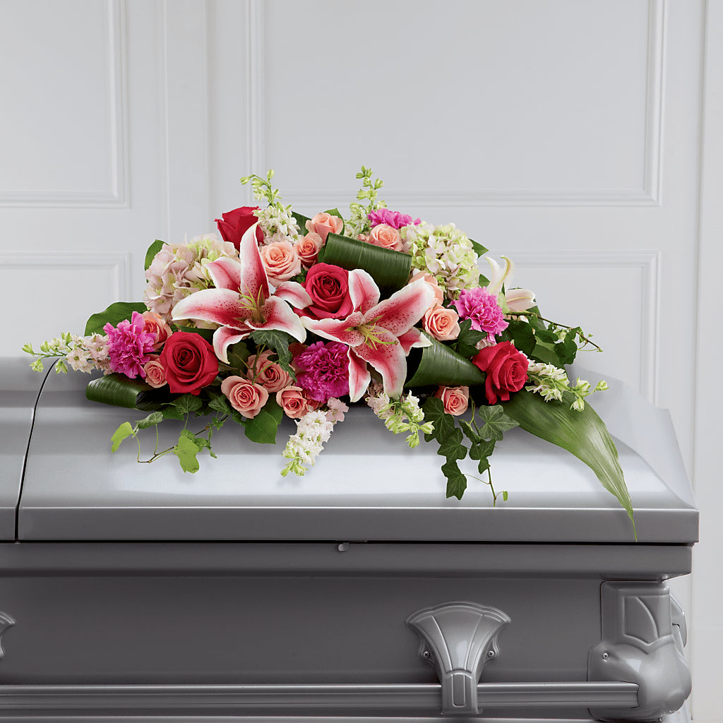 Splendid Grace Casket Spray – Flowerorder.com, Tontitown AR