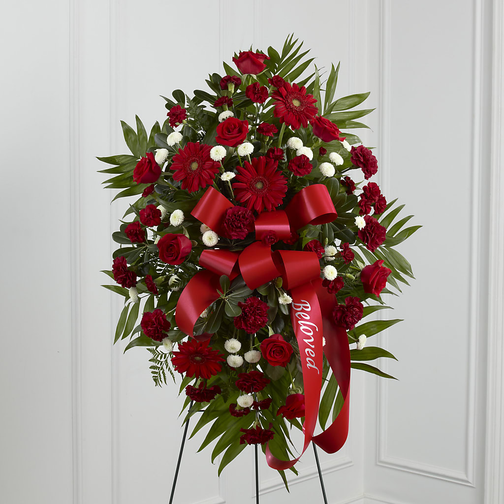 Treasured Memories Standing Spray – Flowerorder.com, Tontitown AR