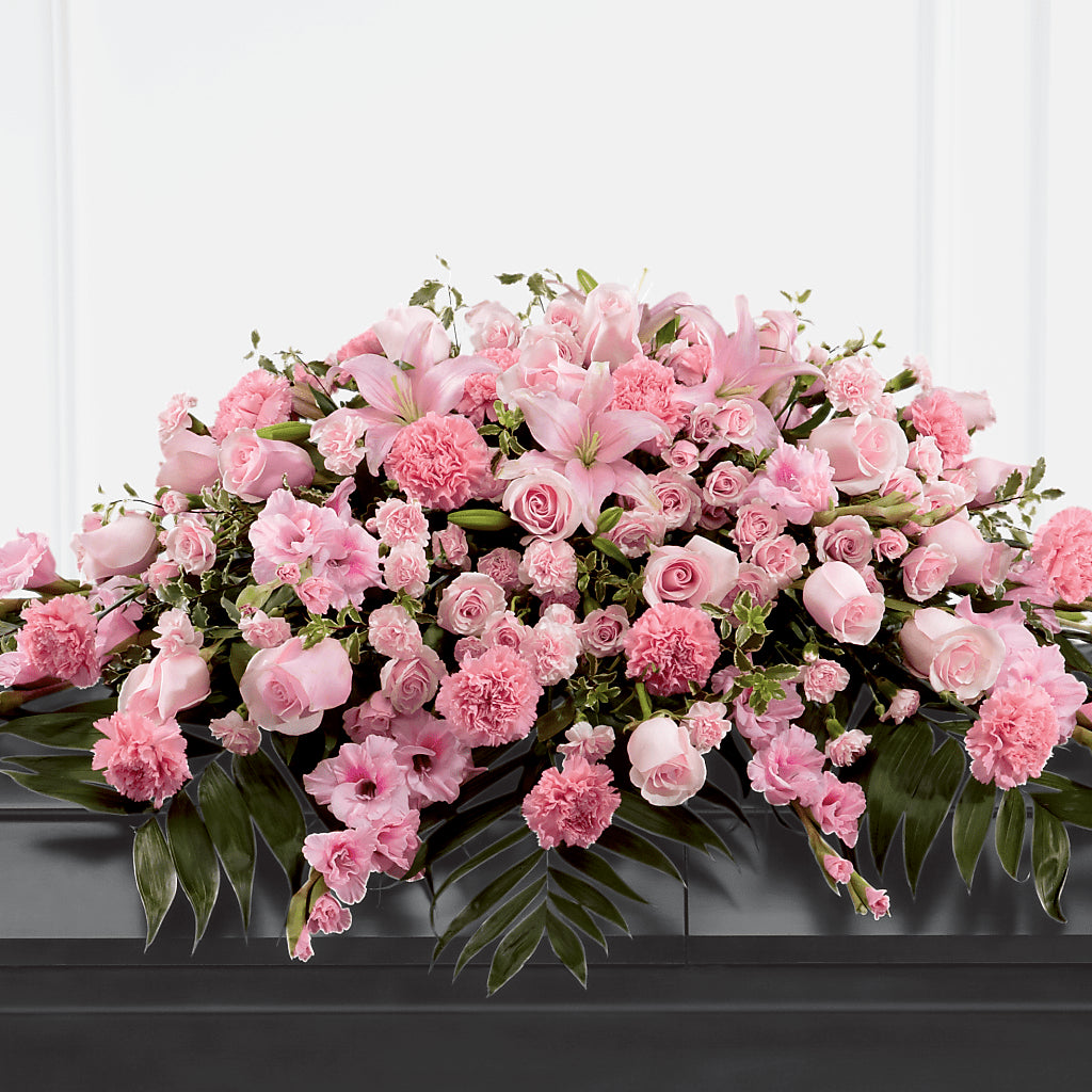 Garden of Comfort Casket Spray (Standard) – Flowerorder.com, Tontitown AR