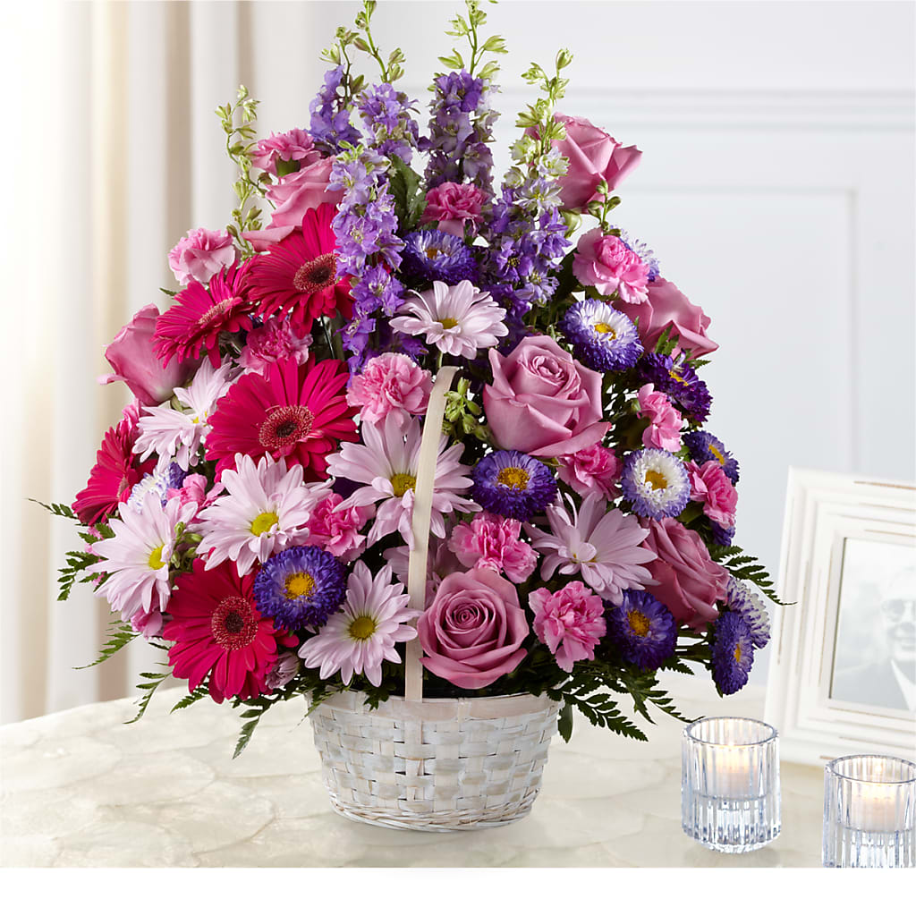 Pastel Peace Basket – Flowerorder.com, Tontitown AR