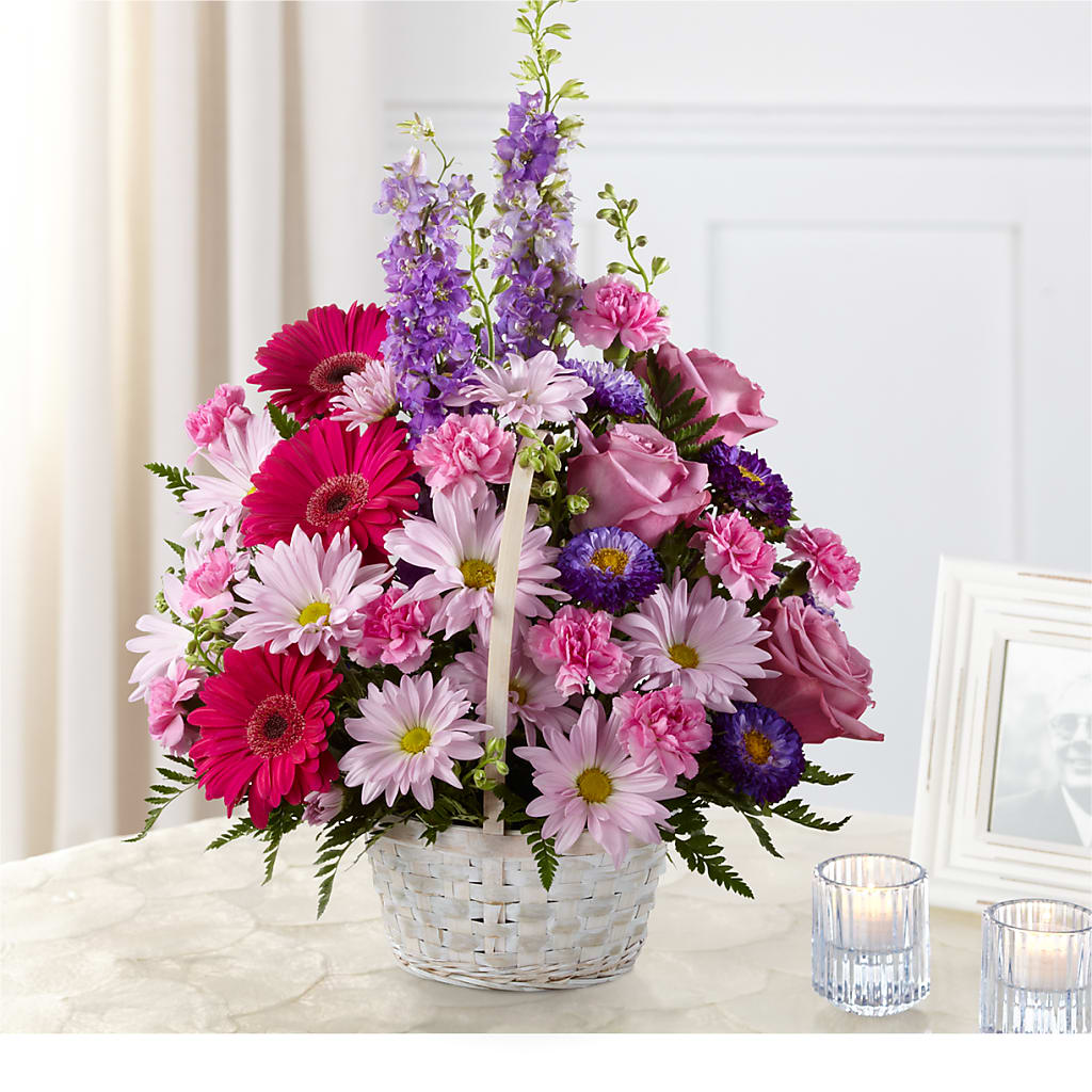 Pastel Peace Basket – Flowerorder.com, Tontitown AR
