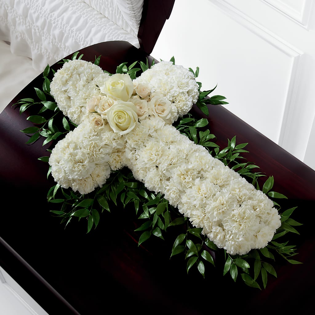 Peaceful Memories Casket Spray (Standard) – Flowerorder.com, Tontitown AR