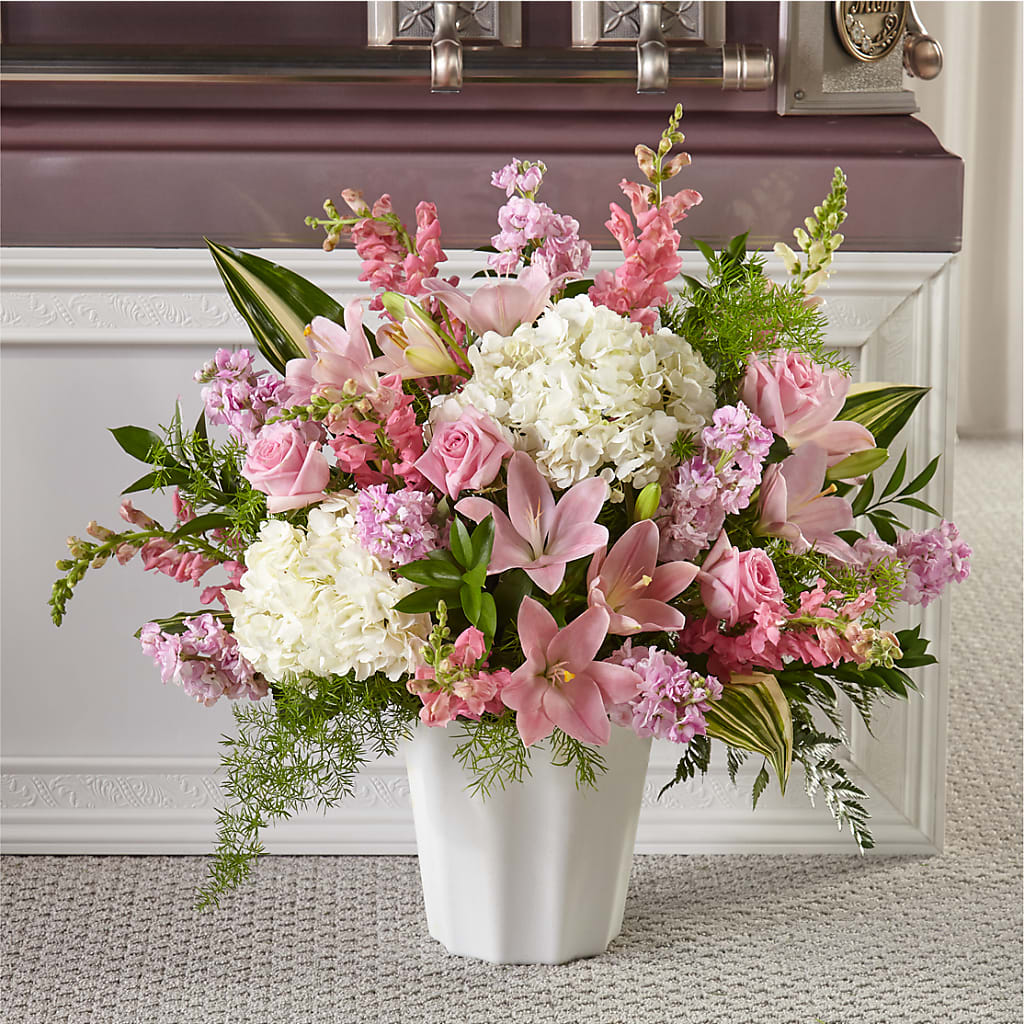 Simply Serene Floor Basket – Flowerorder.com, Tontitown AR