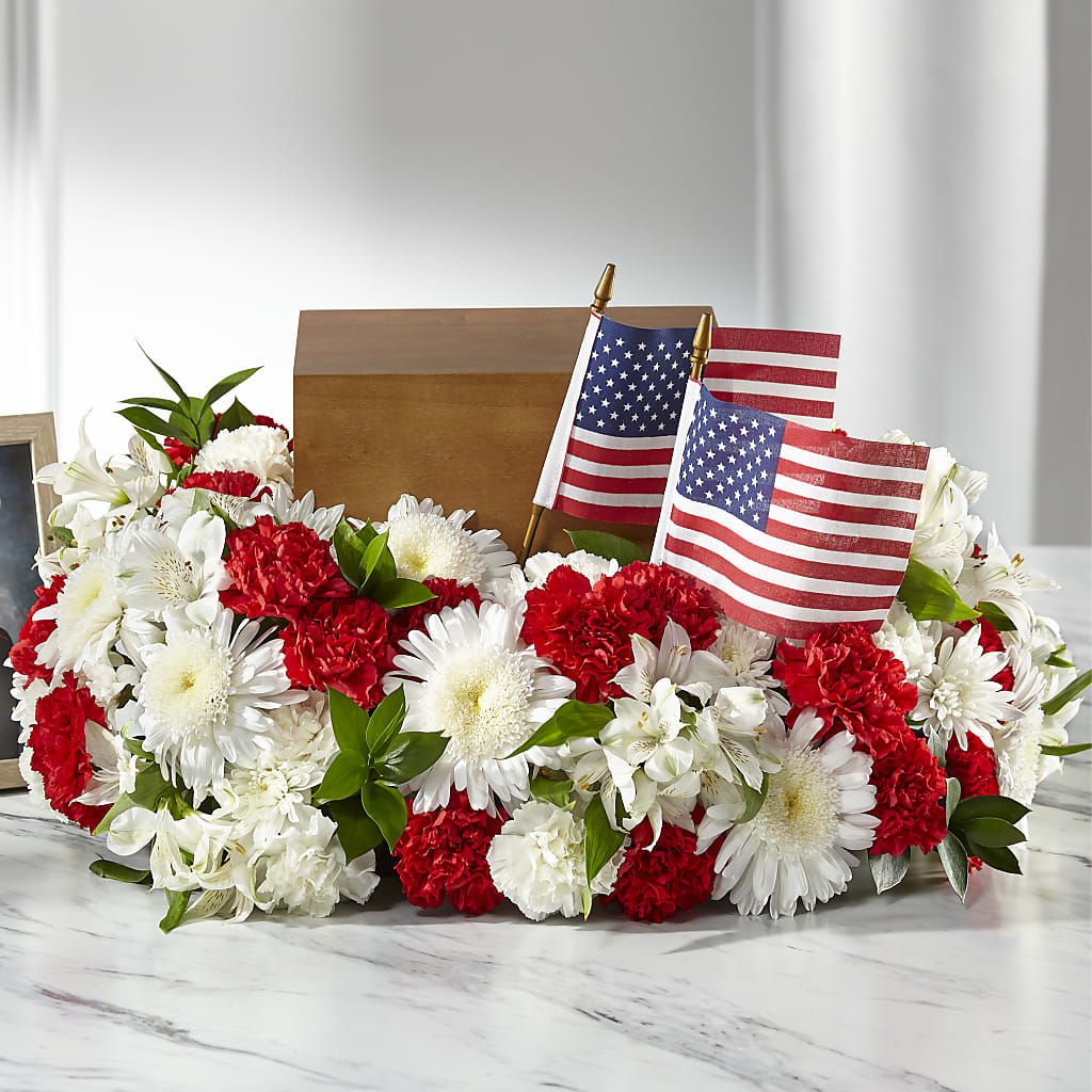 Spirit of Patriotism Cremation Adornment – Flowerorder.com, Tontitown AR