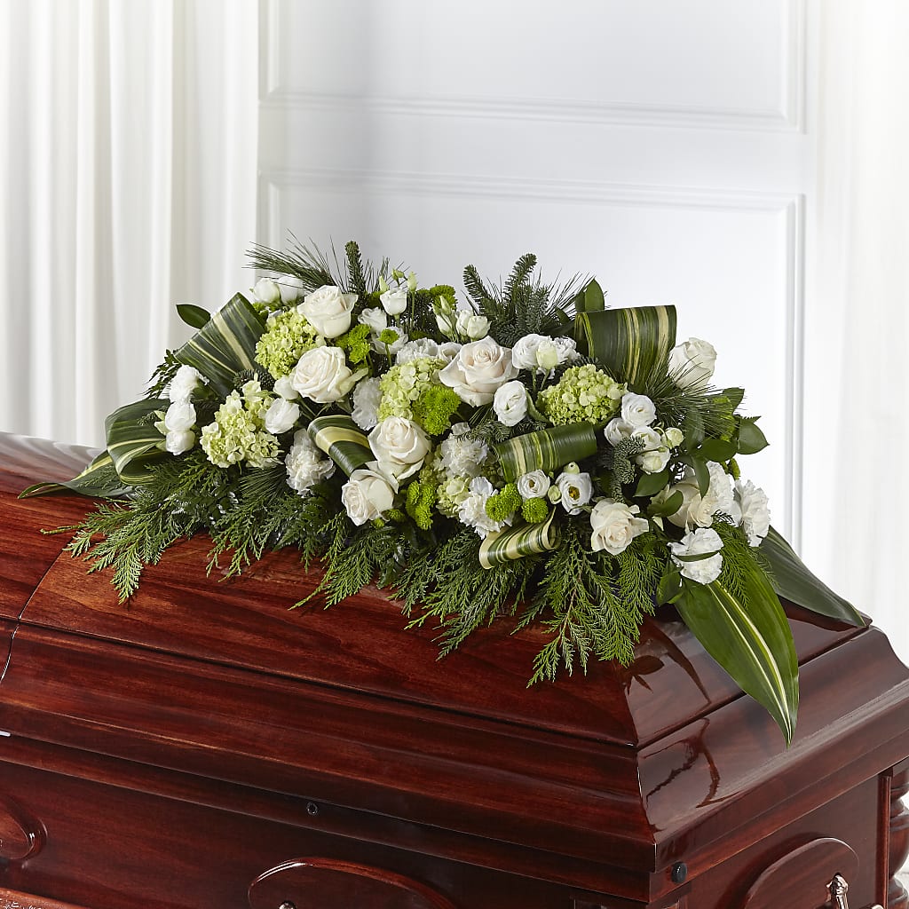 Hopeful Gesture Casket Spray – Flowerorder.com, Tontitown AR