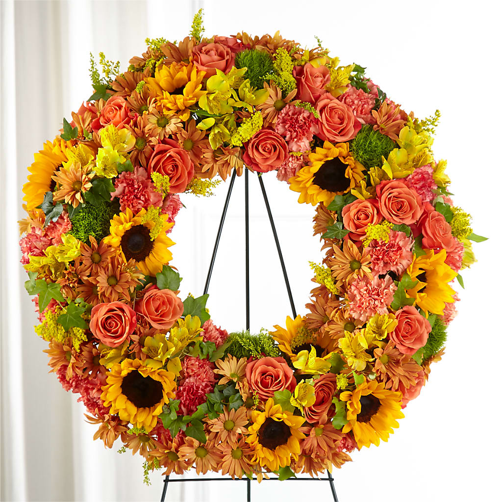 Autumnal Memories Wreath (Standard) – Flowerorder.com, Tontitown AR