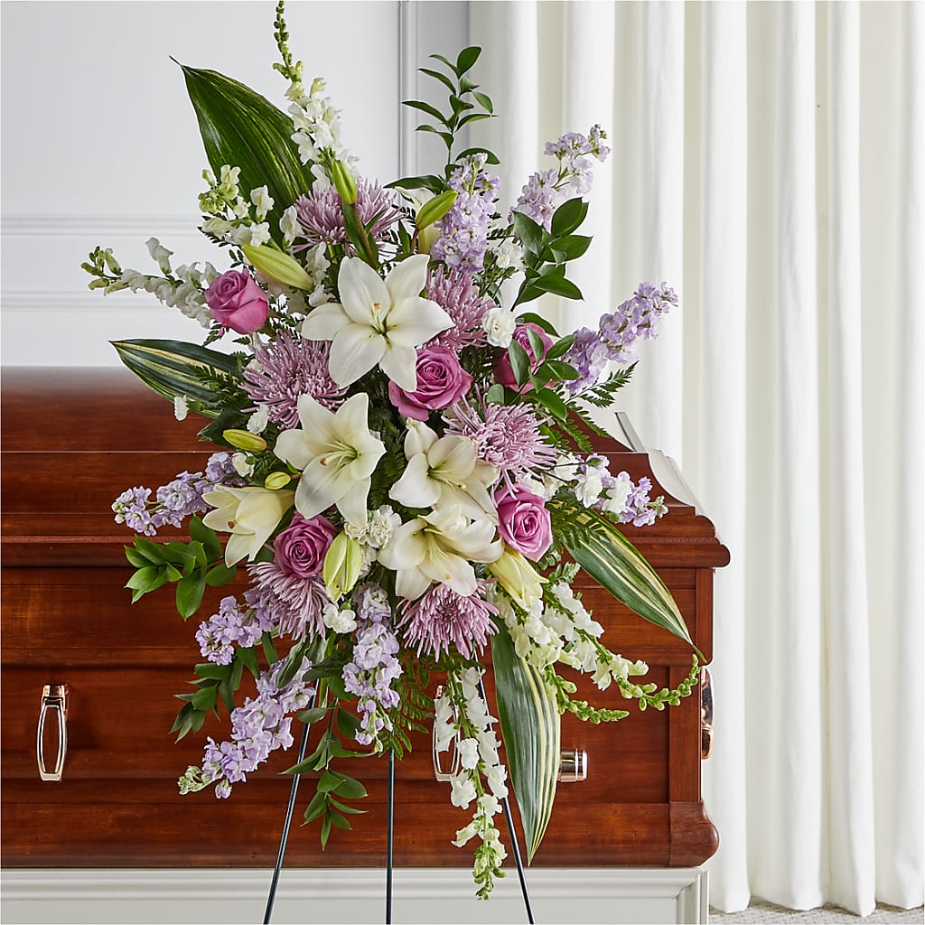 Grateful Hearts Standing Spray – Flowerorder.com, Tontitown AR