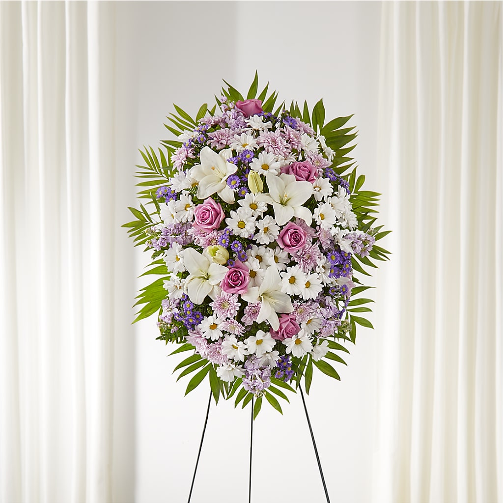 Surrounded by Love Standing Spray – Flowerorder.com, Tontitown AR