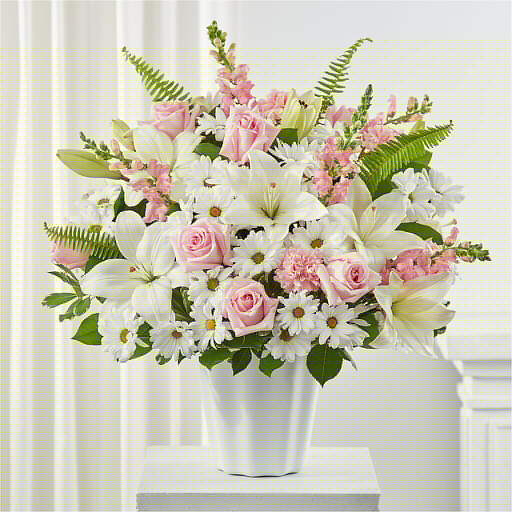 Soft Touch Tabletop Basket – Flowerorder.com, Tontitown AR