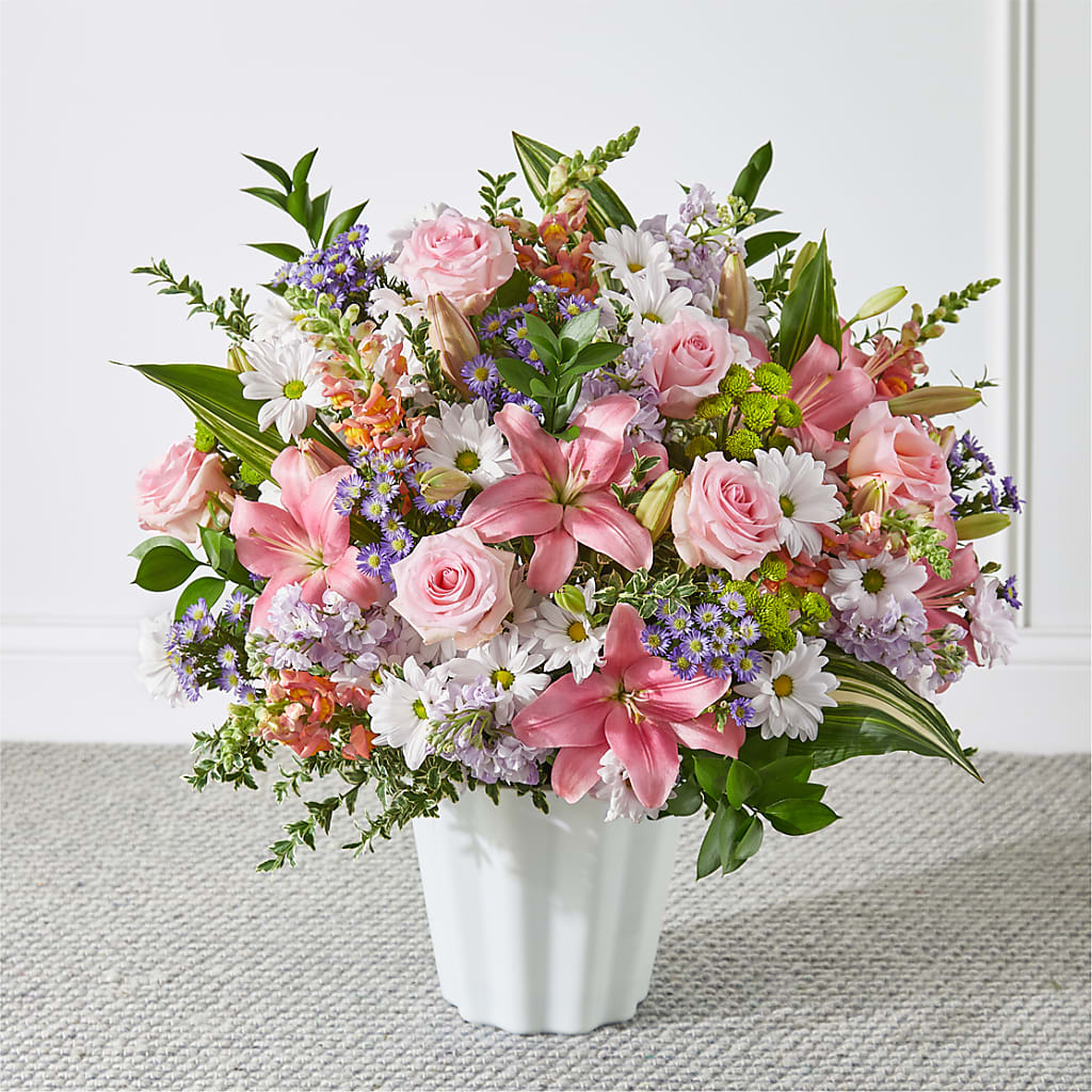 Abundant Compassion Floor Basket – Flowerorder.com, Tontitown AR