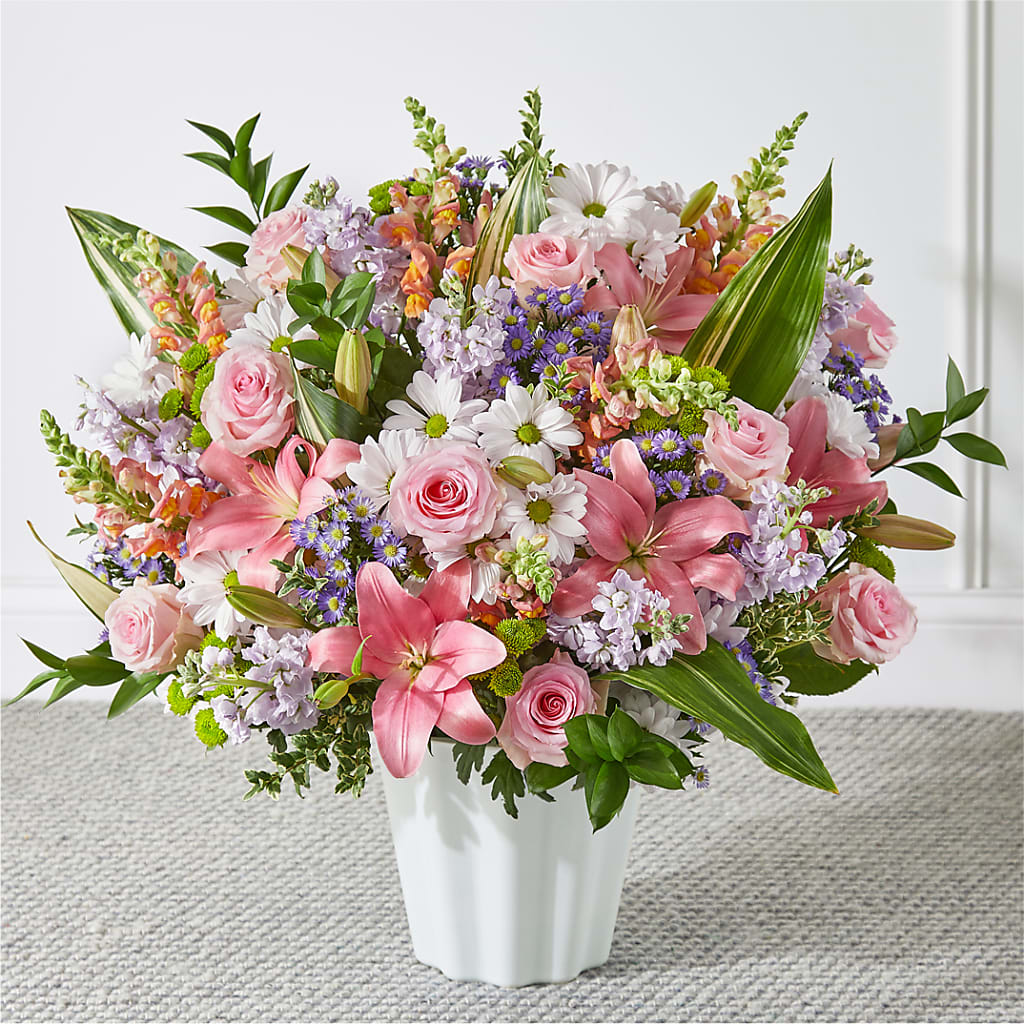 Abundant Compassion Floor Basket – Flowerorder.com, Tontitown AR