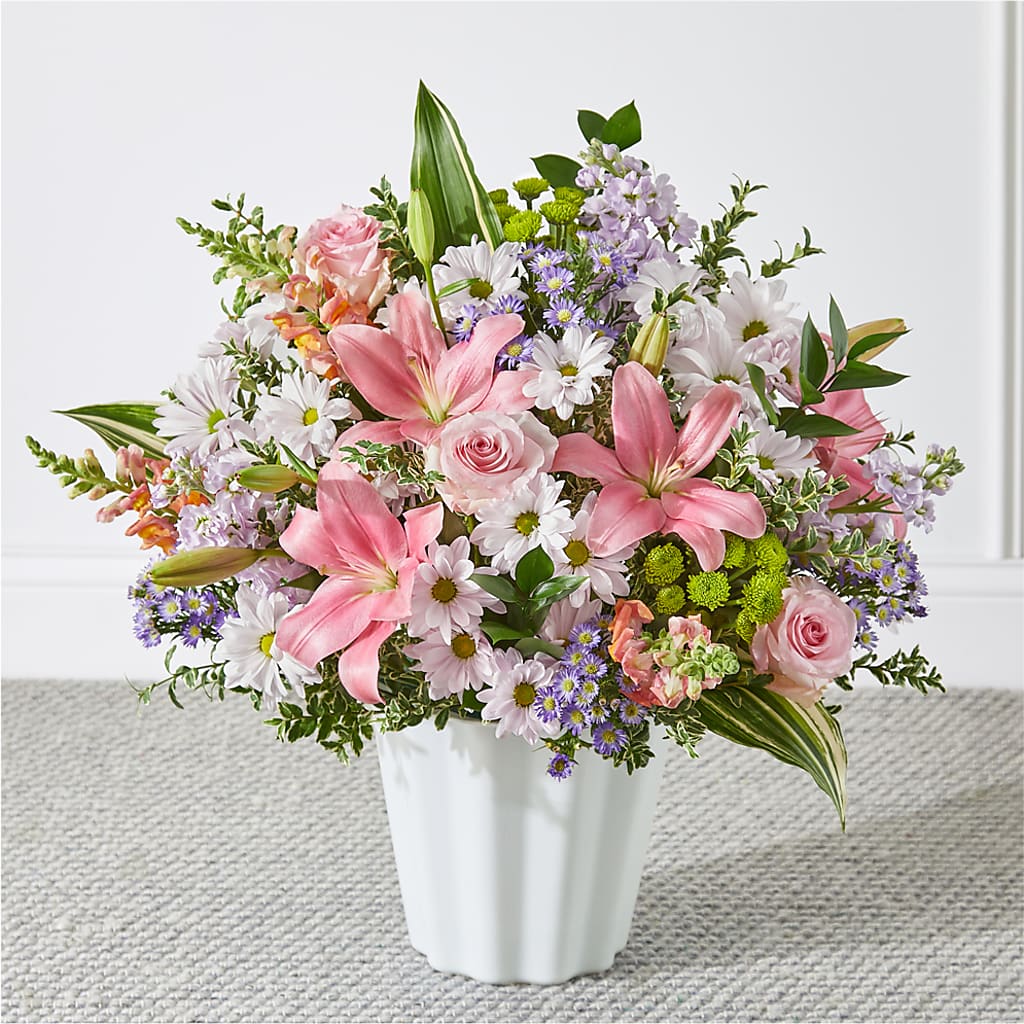 Abundant Compassion Floor Basket – Flowerorder.com, Tontitown AR