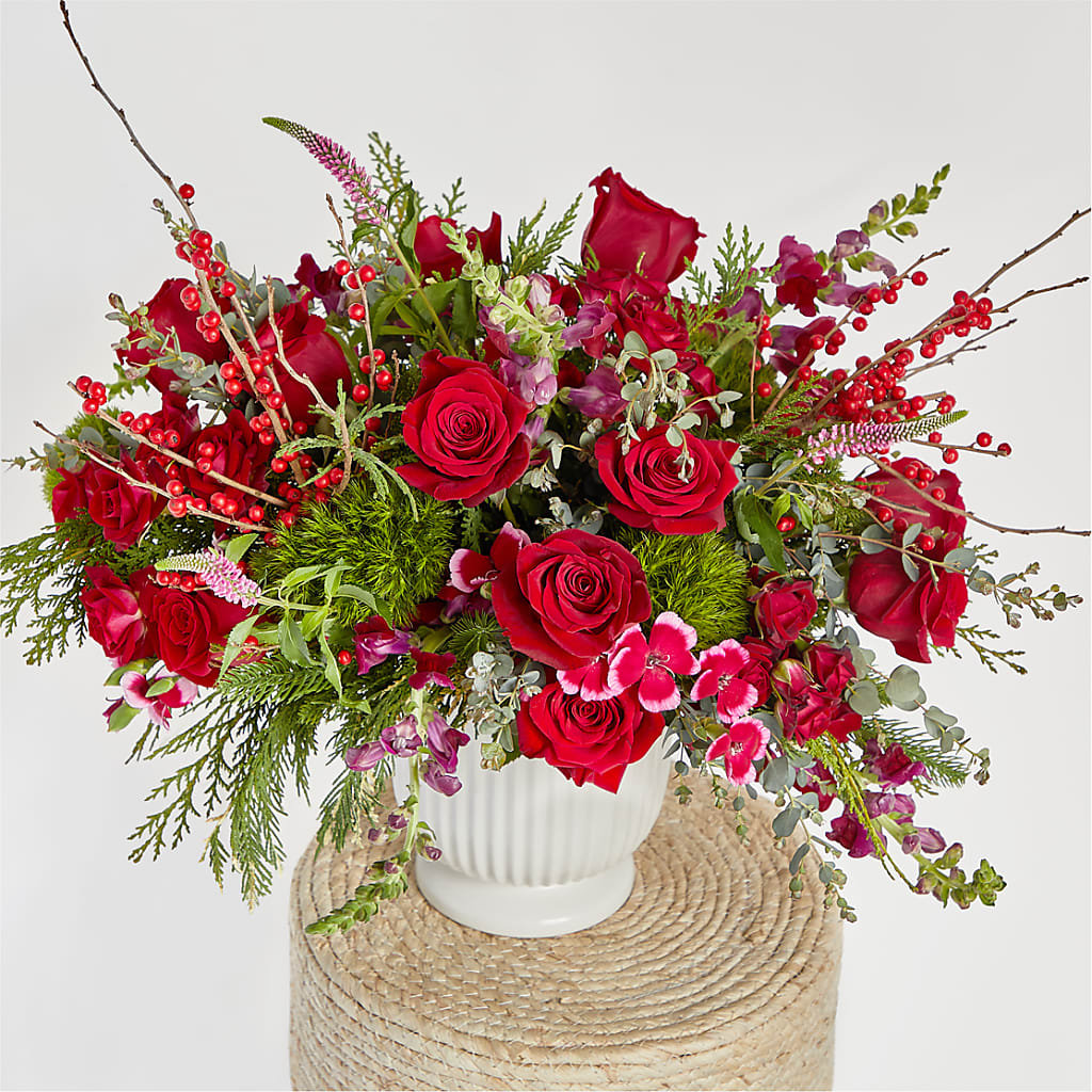 Big Red Bow Bouquet –  Flowerorder.com, Tontitown AR
