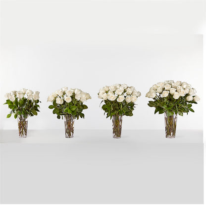 Long Stem White Rose Bouquet –  Flowerorder.com, Tontitown AR