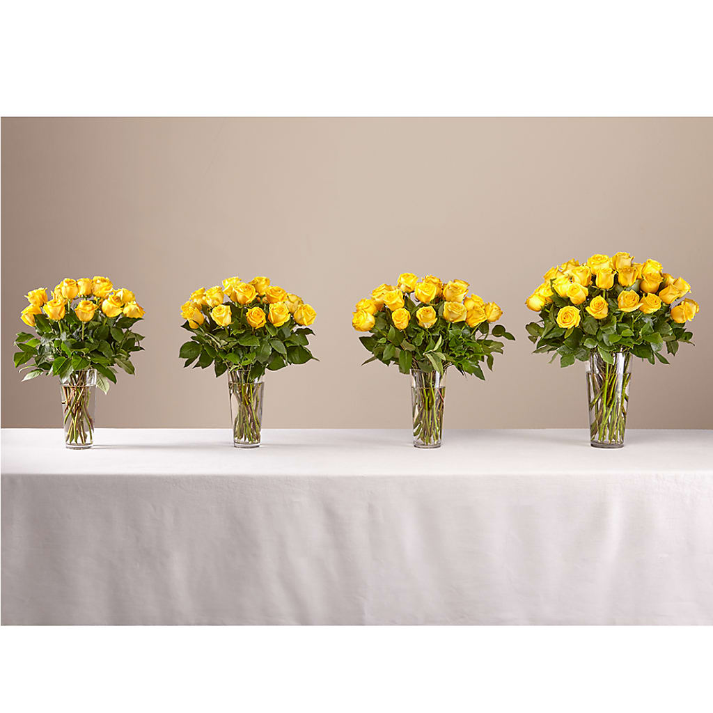 Long Stem Yellow Rose Bouquet –  Flowerorder.com, Tontitown AR