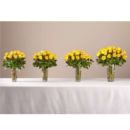 Long Stem Yellow Rose Bouquet –  Flowerorder.com, Tontitown AR
