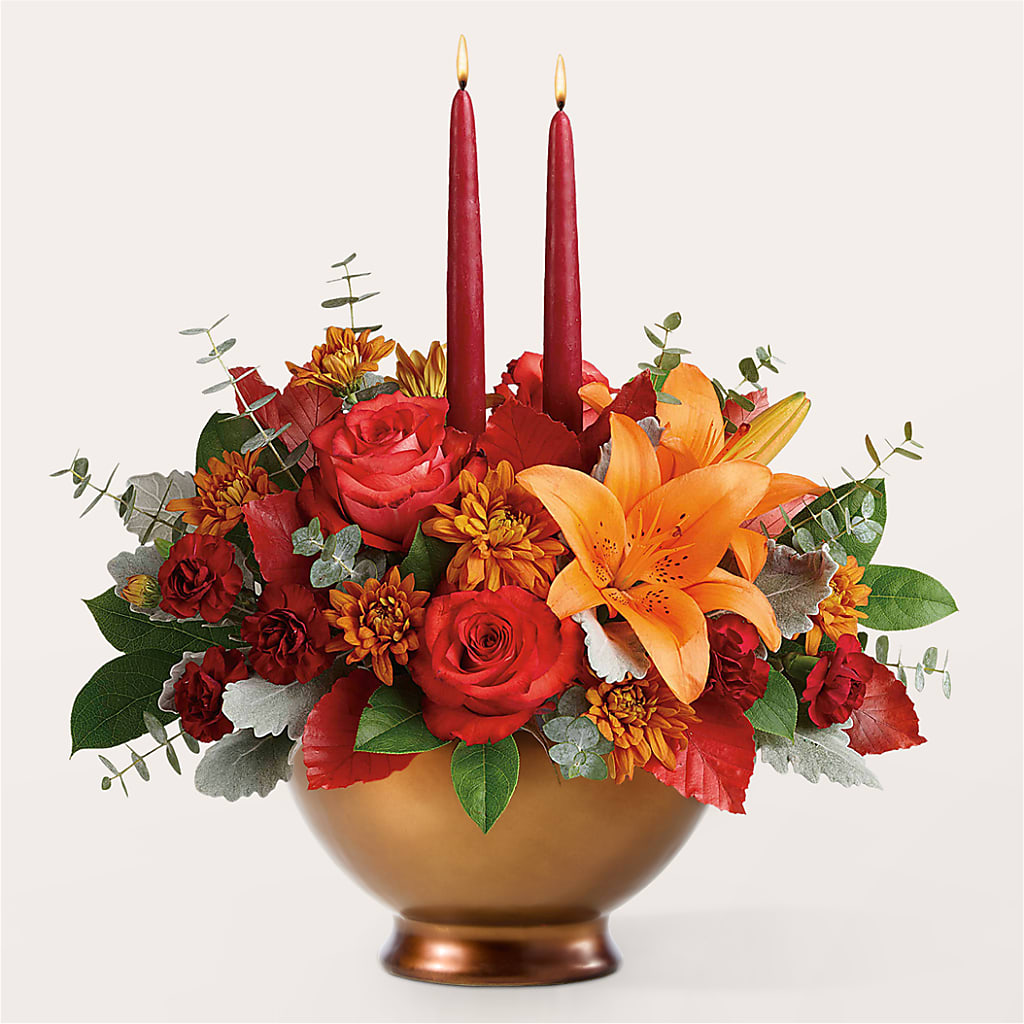 Fruits of Fall Centerpiece –  Flowerorder.com, Tontitown AR