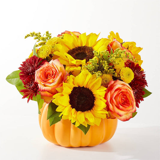 Golden Gourd Pumpkin Bouquet –  Flowerorder.com, Tontitown AR