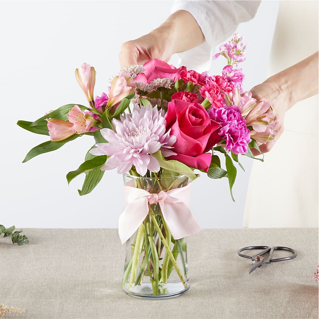 Pink Ribbon - A Florist Original –  Flowerorder.com, Tontitown AR