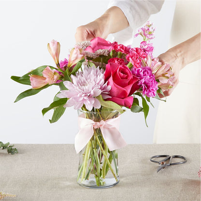 Pink Ribbon - A Florist Original –  Flowerorder.com, Tontitown AR