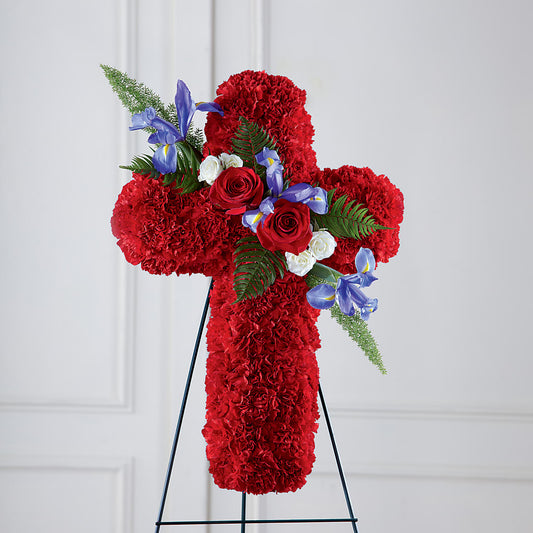 Faithful Hero Floral Cross –  Flowerorder.com, Tontitown AR