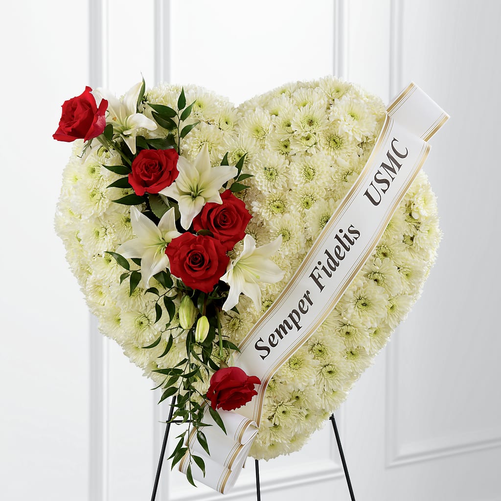 Heartfelt Hero Standing Heart –  Flowerorder.com, Tontitown AR