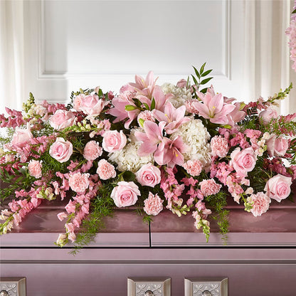 Life & Remembrance Casket Spray –  Flowerorder.com, Tontitown AR