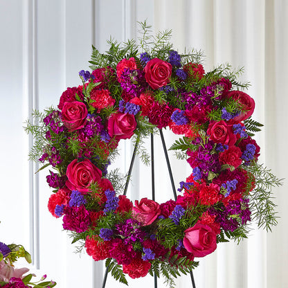Calming Colors Wreath –  Flowerorder.com, Tontitown AR