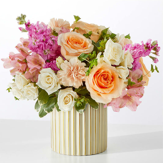 Paradise Bouquet with Ivory Vase –  Flowerorder.com, Tontitown AR