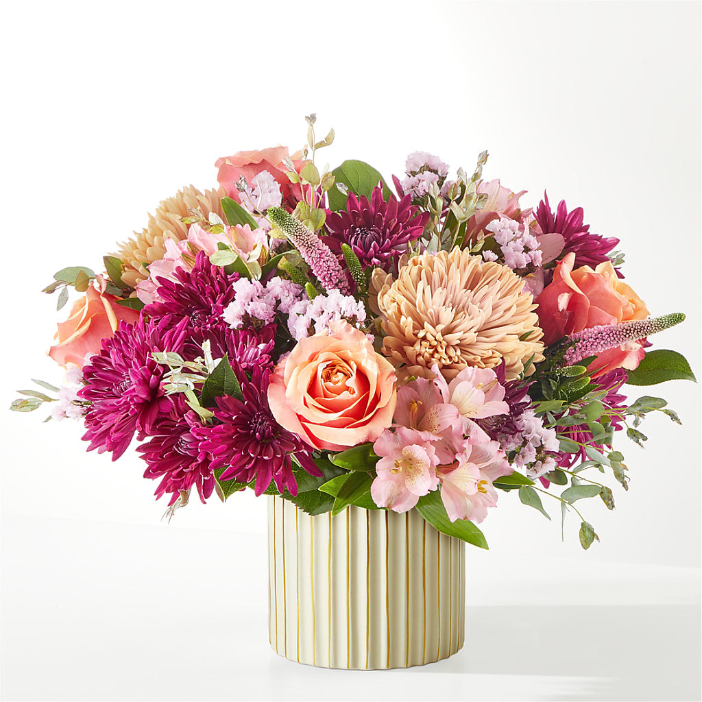 Berry Cobbler Bouquet with Ivory Vase –  Flowerorder.com, Tontitown AR