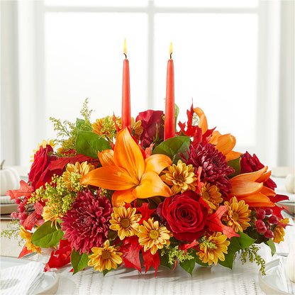 Autumn's Embrace Centerpiece –  Flowerorder.com, Tontitown AR