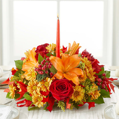 Autumn's Embrace Centerpiece –  Flowerorder.com, Tontitown AR
